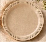 Assiette Olea, modèle Lin naturel