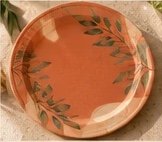 Assiette Olea, modèle Terracotta moderne