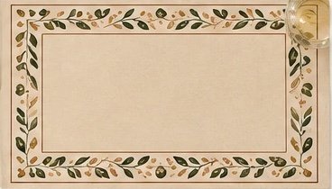 Napperons rectangulaires Bordure méditerranéenne