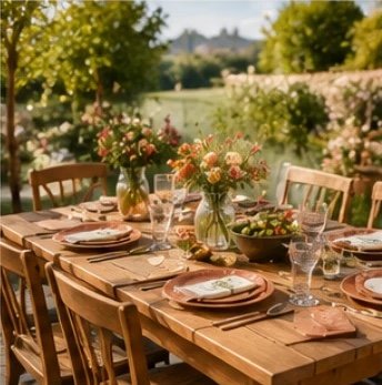 Une table d’été en quelques minutes