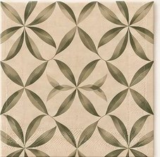 Serviette de table Olea, modèle Motif géométrique doux