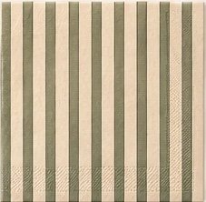 Serviette de table Olea, modèle Rayures élégantes
