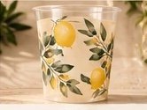 Verre Olea, modèle Citrons méditerranéens
