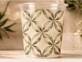 Verre Olea, modèle Motif géométrique doux