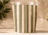 Verre Olea, modèle Rayures élégantes